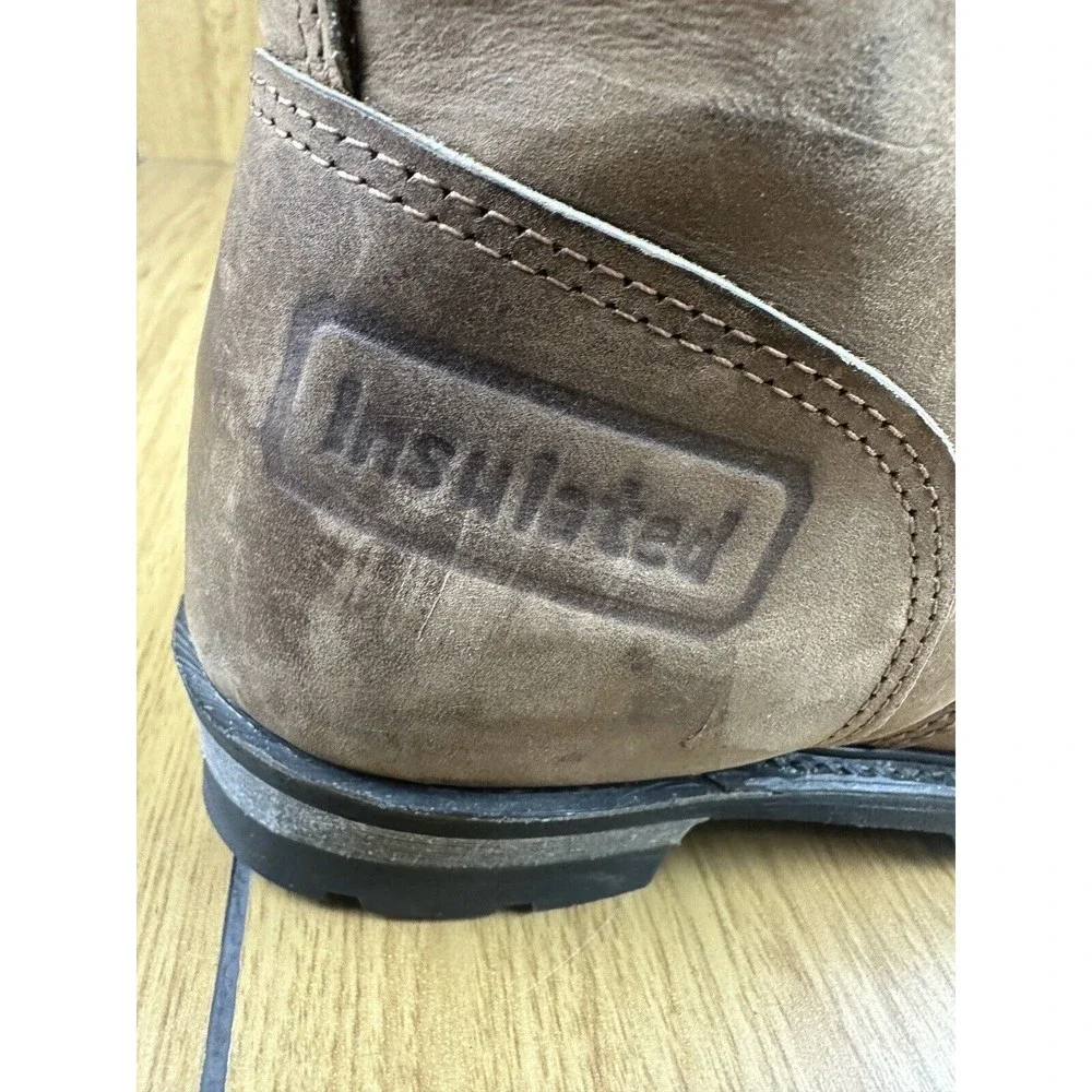 Matterhorn brown Leather  Boots Steel Toe Insulated 120+ Abrasion‎ 7.5 M